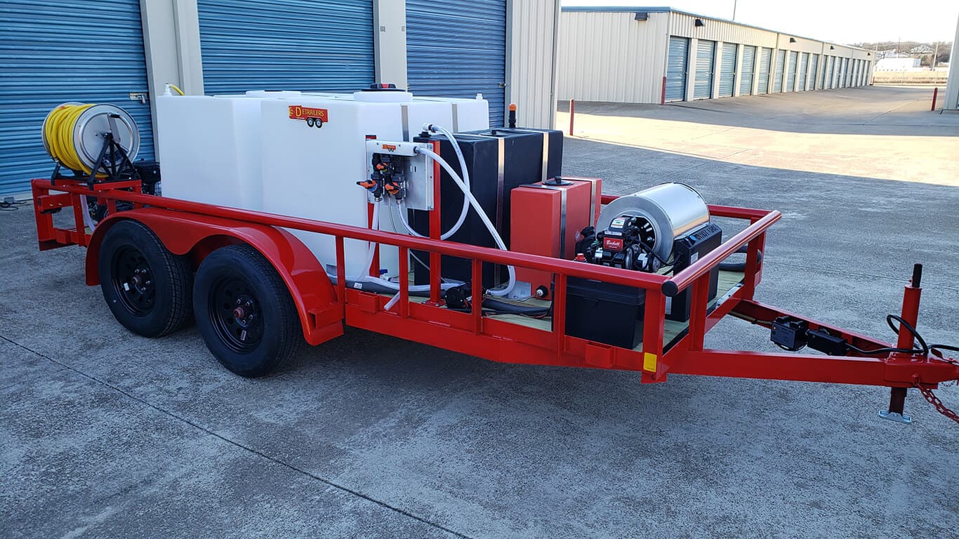 Soft Wash Trailer Mount — DETRAILERS soft wash system